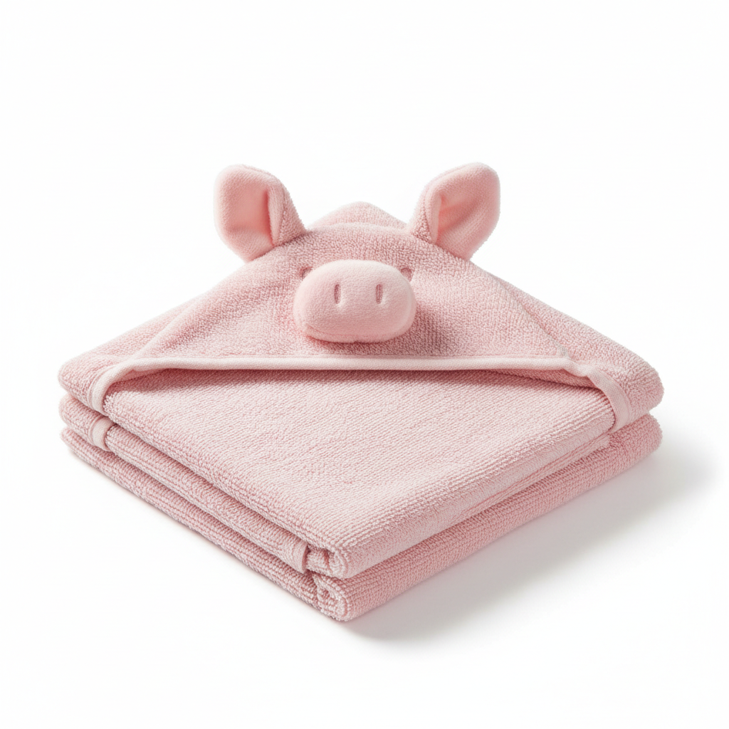 Serviette bébé cochon